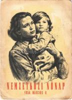 1954 Nemzetközi Nőnap. Kiadja a Magyar Nők Demokratikus Szövetsége / National Women's Day (EK)