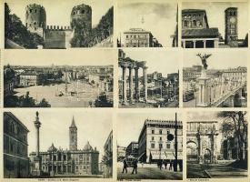 19 db olasz városképes lap / 19 Italian postcards