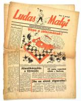 1945 Ludas Matyi. I. évf. 7. sz., 1945. júl. 1., szakadt, sérült, 8 p.