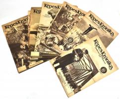 cca 1940-1942 8 db Képes Krónika c. képes újság a II. világháború front híreivel