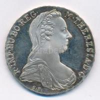 Ausztria 1780SF Tallér Ag Mária Terézia utánveret T:1,1- (eredetileg PP) patina  Austria 1780SF Thaler Ag Maria Theresia restrike C:UNC,AU originally patina  Krause KM#T1