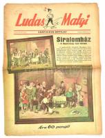 1945 Ludas Matyi. I. évf. 24. sz., 1945. okt. 28., szakadt, foltos, 8 p.