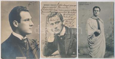 Beregi Oszkár zsidó származású magyar színész / Jewish Hungarian actor - 3 db régi képeslap / 3 pre-1945 postcards