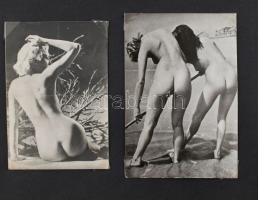 Régi fotóalbum, benne 40 db erotikus fotóval, 9x6 cm méretben