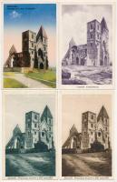 Zsámbék, templomrom - 6 db régi képeslap / 6 pre-1945 postcards