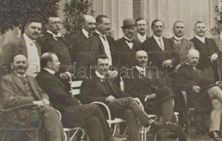 Justh Gyula (1850-1917) a Justh Párt (Függetlenségi és 48-as (Justh) Párt) találkozóján Justh birtok...