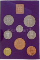 Nagy-Britannia 1970. 1/2p-1/2C (8xklf) hivatalos forgalmi sor lezárt dísztokban, borítékban T:PP Great Britain 1970. 1/2 Penny - 1/2 Crown (8xdiff) official coin set in sealed case, in envelope C:PP