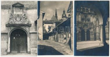 Kassa, Kosice; Győri és Boros fényképészek - 5 régi fotó képeslap / 5 pre-1945 photo postcards