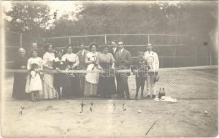 Kolozsvár, Cluj; teniszezők pezsgővel. Dunky Fivérek / tennis players with champagne. photo (fl)