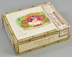 7 db szivar + 3 db üres szivartartó henger + 1 db fém doboz, kartondobozban