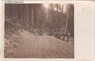 Királyhágó, Bucsa, Bucea; erdő út / forest road. photo