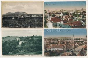 Eger - 4 db régi képeslap / 4 pre-1945 postcards