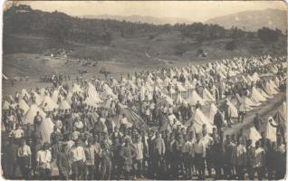 Első világháborús osztrák-magyar katonai fotó, hadifoglyok az olasz fronton / WWI K.u.K. (Austro-Hungarian) military, POWs (prisoners of war) in the Italian front. photo (fl)