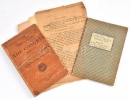 Ludovikás hallgatóm vegyes jegyzetei a II. világháborúról, 1956-ról, műszaki tanulmányok, feladatok,...