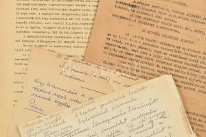 Ludovikás hallgatóm vegyes jegyzetei a II. világháborúról, 1956-ról, műszaki tanulmányok, feladatok,...