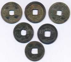 Japán / Tokugava sógunátus ~1603-1868. 1 Mon Kanei Tsuho Cu (6x) T:2-,3 Japan / Tokugawa Shogunate ~1603-1868. 1 Mon Kanei Tsuho (6x) C:F