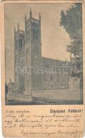 1902 Fót, Római katolikus templom (vágott / cut)