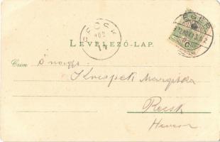 1902 Eger, M. kir. állami főreáliskola. Baross nyomda (EM)