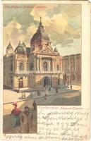 1903 Pécs, Nemzeti Színház. litho s: H. Deininger (EM)