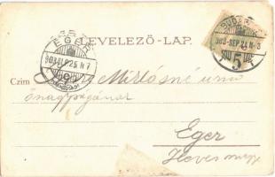 1903 Pécs, Nemzeti Színház. litho s: H. Deininger (EM)