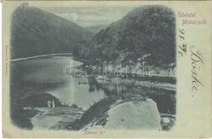 1898 Miskolc, Hámori tó. Ferenczi B. kiadása (EK)