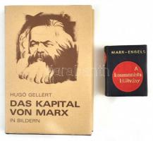 Gellért, Hugó: Das Kapital von Marx in Bildern. Bp.,1978,Corvina-Magyar Helikon. Német nyelven. Kiadói kemény-kötés, kiadói papír védőborítóban.