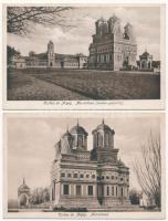 Curtea de Arges, Monastirea / monastery - 4 pre-1945 postcards