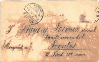 1901 Badacsonyörs, Kis-Örs (Badacsonytomaj); kisörsi római katolikus kápolna (ázott sarok / wet corn...