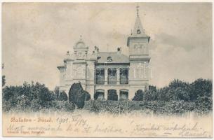 1901 Balatonfüred, nyaraló, villa (ázott sarkak / wet corners)