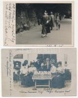 Karlovy Vary, Karlsbad; - 2 pre-1945 photo postcards