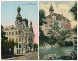 Hodonín, Göding; 2 pre-1945 postcards