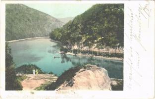 1902 Miskolc, Hámori tó. Ferenczi Károly kiadása (EB)