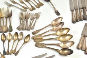Christoffle hat személyes evőeszköz készlet. Jelzett, teljes XX. sz. eleje