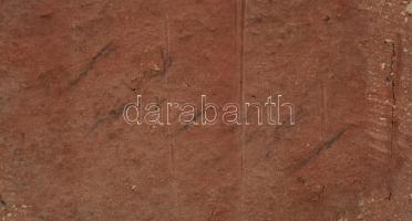 Janáky Viktor (1933-1999): Fatörzs padlóváza. Mázas kerámia, jelzett, egy-két minimális kopással, m:...