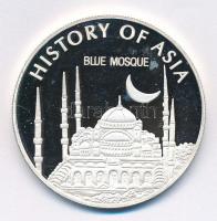 Niue 2003. 5$ Ag Ázsia történelme - Kék mecset (19,46g/0.925/39mm) T:1 (eredetileg PP)  Niue 2003. 5 Dollars Ag History of Asia - Blue Mosque (19,46g/0.925/39mm) C:UNC (originally PP)
