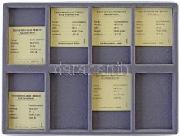 DN "Tizenhárom aradi vértanú" ezüstözött Cu-Zn emlékérem szett dísztokban, tanúsítvánnyal,...