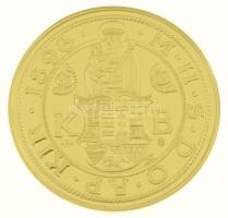 DN "Magyar aranypénzek utánveretben - Ferenc József milleniumi aranytallér 1896" aranyozot...