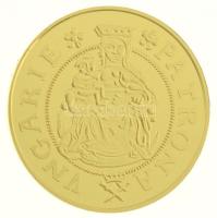 DN "Magyar aranypénzek utánveretben - Báthory Zsigmond dukát, 1586" aranyozott Ag emlékére...