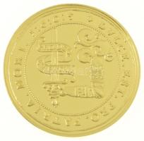 DN "Magyar aranypénzek utánveretben - Bocskai István 10 dukát" aranyozott Ag emlékérem tan...