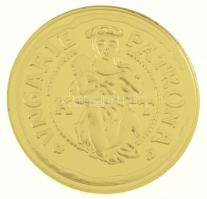 DN "Magyar aranypénzek utánveretben - Szapolyai János dénár" aranyozott Ag emlékérem tanús...