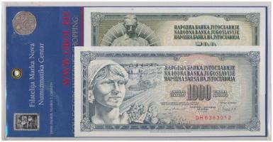 Jugoszlávia ~1965-1981. 10D - 1000D (6xklf) horvát nyelvű, lezárt műanyag tokban T:I Yugoslavia ~1965-1981. 10 Dinar - 1000 Dinar (6xdiff) in croatian language sealed plastic case C:UNC