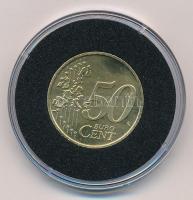 2002- . 50c Cu-Al-Zn hátlapon multicolor kép Palotás Péter labdarúgóról T:1-