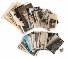 1950-1970 Dóra Pál és Montágh András galamblövő világbajnok és bajnokok levelei, általuk küldött képeslapok, kb 50 db