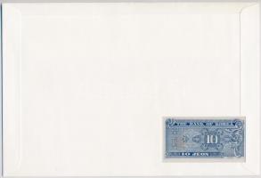 Dél-Korea 1962. 10J felbélyegzett borítékban, bélyegzéssel T:I 
South Korea 1962. 10 Jeon in envelo...