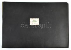 Vegyes Európára vonatkozó régi térképek gyűjteménye, több mint 40 db, lefűzhető mappában, különféle ...