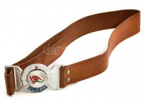 Jó állapotú úttörő bőr öv