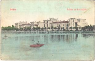 1910 Siófok, Hullám ás Sió szállók. Balatoni Szövetség kiadása (Rb)