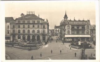 1941 Nagyvárad, Oradea; Bémer tér, Palota szálló, Astoria / square, hotel and restaurant