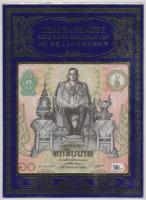 Thaiföld 1987. 60B IX: Ráma 60. születésnapja emlékkiadás, karton dísztokban T:I  Thailand 1987. 60 Baht 60th Birthday of Rama IX commemorative issue in cardboard display case C:UNC Krause 93.