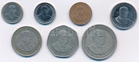 Mauritius 1987. 20c + 1R + 1992. 5R + 1994. 5c + 1997. 10R + 1999. 1/2R + 2001. 20c T:1-,2
Mauritiu...